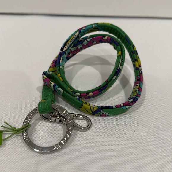 Vera Bradley Lanyard Emerald Paisley - Picture 4 of 5